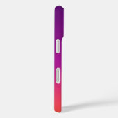 Paarse, roze en oranje verloop ombre Case-Mate iPhone case (Achterkant / Rechts)