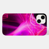 PAARSE roze fuchsie Case-Mate iPhone Case (Achterkant (horizontaal))