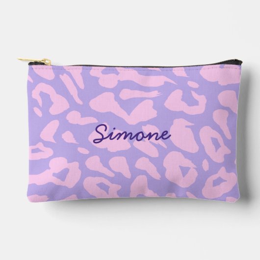 Paarse roze gepersonaliseerde meisje etui (Voorkant)