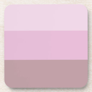 Paarse roze gestreept ombre bier onderzetter