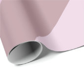 Paarse roze gestreept ombre cadeaupapier (Rol Hoek)