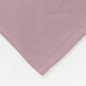 Paarse roze gestreept ombre fleece deken (Hoek)