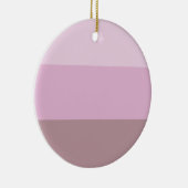 Paarse roze gestreept ombre keramisch ornament (Rechts)