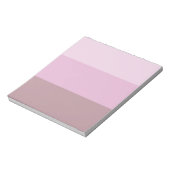 Paarse roze gestreept ombre notitieblok (Linkerzijde)
