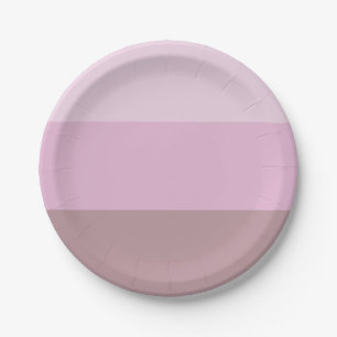 Paarse roze gestreept ombre papieren bordje