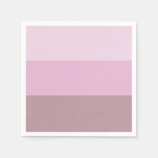 Paarse roze gestreept ombre servet (Voorkant)