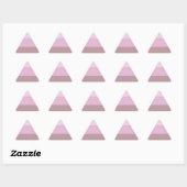 Paarse roze gestreept ombre sticker (Vel)