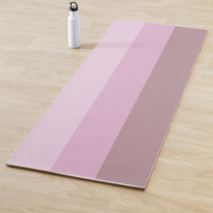 Paarse roze gestreept ombre yogamat