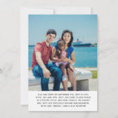 Paarse Roze Gezocht Gekozen Geliefde geadopteerde  Aankondiging (Achterkant)