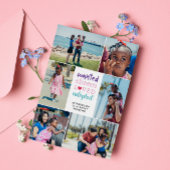 Paarse Roze Gezocht Gekozen Geliefde geadopteerde Aankondiging