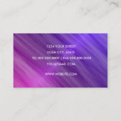 Paarse Roze Glans Visitekaartje (Achterkant)