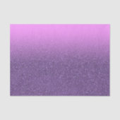 Paarse roze glinsterende gradiënt meisjesachtig tissuepapier (Voorkant)