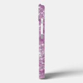 Paarse Roze Glitter Elegante Persoonlijke Case-Mate iPhone Case (Achterkant / Links)