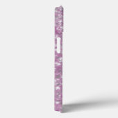 Paarse Roze Glitter Elegante Persoonlijke Case-Mate iPhone Case (Achterkant / Rechts)