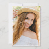 paarse roze glitter Nurse pinning ceremonie Kaart (Achterkant)