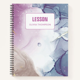 Paarse roze goudinkt, speciaal voor leesson Notiti Notitieboek