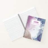 Paarse roze goudinkt, speciaal voor leesson Notiti Notitieboek (Binnen)