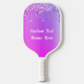 Paarse roze goudvlek op Pickleball Paddle (Voorkant)
