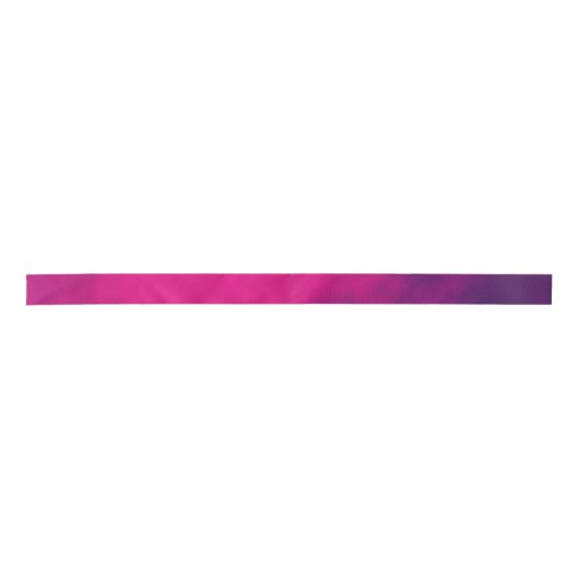 Paarse Roze Gradient Custom Ribbon Satijnen Lint (Voorkant)