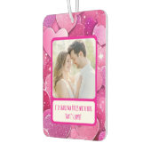 Paarse Roze Harten Deel Mijn Frieten Luchtverfrisser (Links)