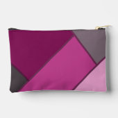 Paarse Roze Houtskool Kleurblok Etui (Achterkant)