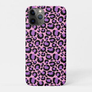 Paarse Roze Jachtluipaard Luipaard Patroon Dierenl Case-Mate iPhone Case
