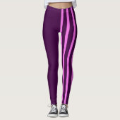Paarse & Roze Jester Leggings (Voorkant)