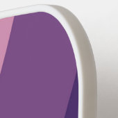 Paarse roze kalligrafie Pickleball Paddle (Links Detail)