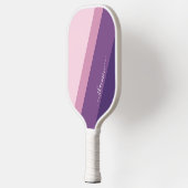 Paarse roze kalligrafie Pickleball Paddle (Links)