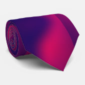 Paarse Roze Kleur Gradiënt Vervaging achtergrond Stropdas (Opgerold)