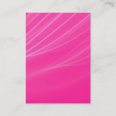 Paarse roze kwaliteit Unieke moderne vrouwtjes Visitekaartje (Achterkant)