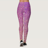 Paarse roze Leggings (Achterkant)