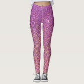 Paarse roze Leggings (Voorkant)
