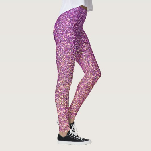 Paarse roze Leggings (Rechts)