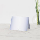 Paarse roze Lila Pansy Floral Elegant Wedding Bedankkaart (Achterkant)