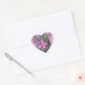 Paarse roze Lily Flowers Sticker schilderen (Envelop)