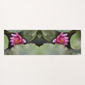 Paarse, roze Lotus Flower Yogamat (Achterkant (horizontaal))