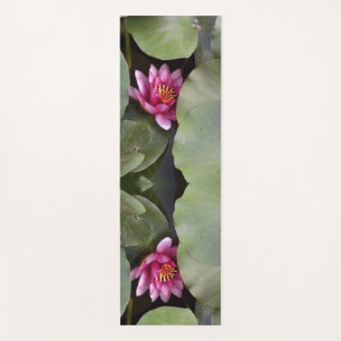 Paarse, roze Lotus Flower Yogamat