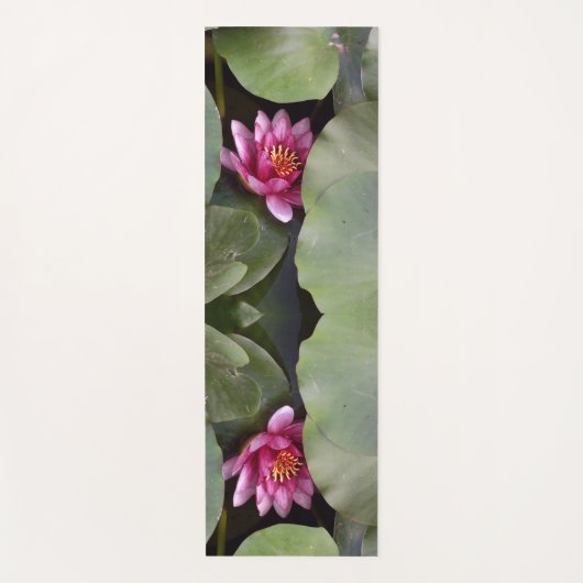 Paarse, roze Lotus Flower Yogamat (Voorkant)