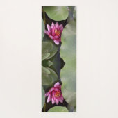 Paarse, roze Lotus Flower Yogamat (Achterkant)