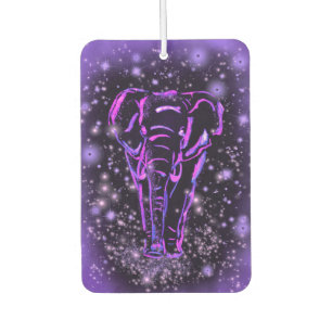 Paarse roze luchtverfrisser elephant Sterrennacht