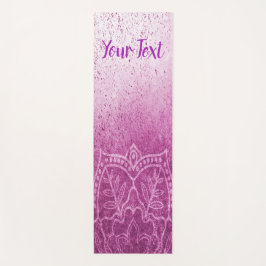 Paarse Roze Mandala Meditatie Yogamat