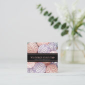 Paarse roze marmer Generic Business Loyalty Punch Afsprakenkaartje (Staand voorkant)