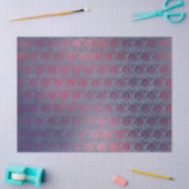 Paarse roze metalen kunstdeco voor ontkoppeling tissuepapier (Craft)