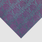 Paarse roze metalen kunstdeco voor ontkoppeling tissuepapier (Detail)