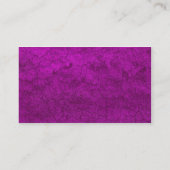 Paarse roze modder - Gepersonaliseerd Visitekaartje (Achterkant)