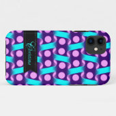 Paarse roze moderne iPhone 5 Hoesje-partner Case-Mate iPhone Case (Achterkant (horizontaal))