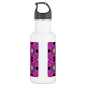 Paarse roze mozaïek waterfles (Achterkant)