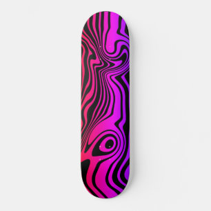 Paarse Roze Neon Kleur Skateboard