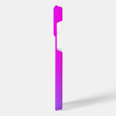 Paarse roze neonkleuren Persoonlijk Jouw naam iPhone Hoesje (Linkerkant)